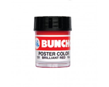 Buncho Poster Color 15cc 131. Brilliant Red