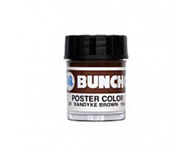 Buncho Poster Color 15cc 30. Vandyke Brown